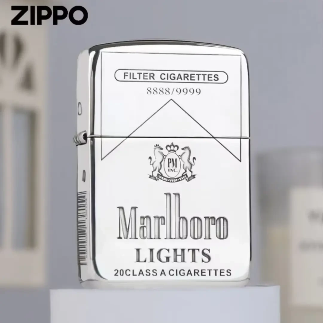 ZIPPO/之宝打火机S925纯银 复刻 万宝路、唐草、貔貅 收藏精雕 DYJ1