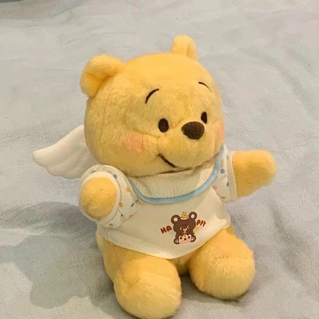 天使噗噗小熊公仔草莓熊玩偶可爱毛绒玩具女友礼物维尼熊沙发摆件