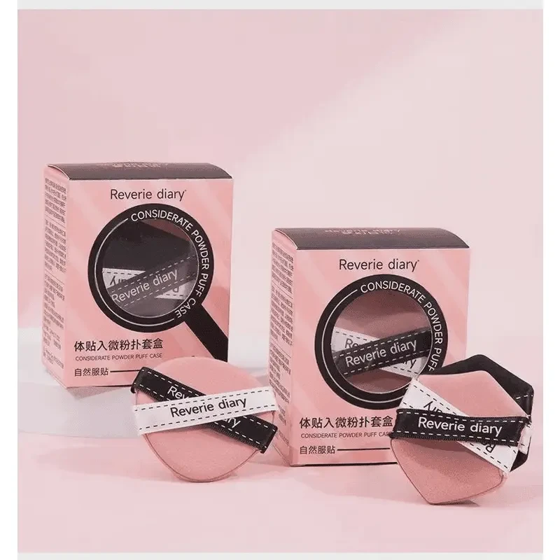 贴芯粉扑套盒粉扑干湿两用不吃卡粉q弹化妆工具粉扑气垫遮瑕粉扑