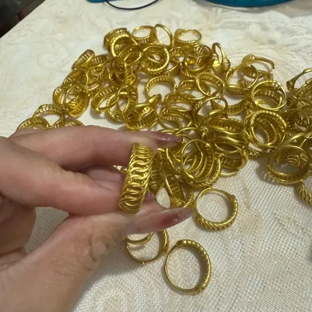 黄铜戒指 藏地吉祥鸟新款麻花戒指