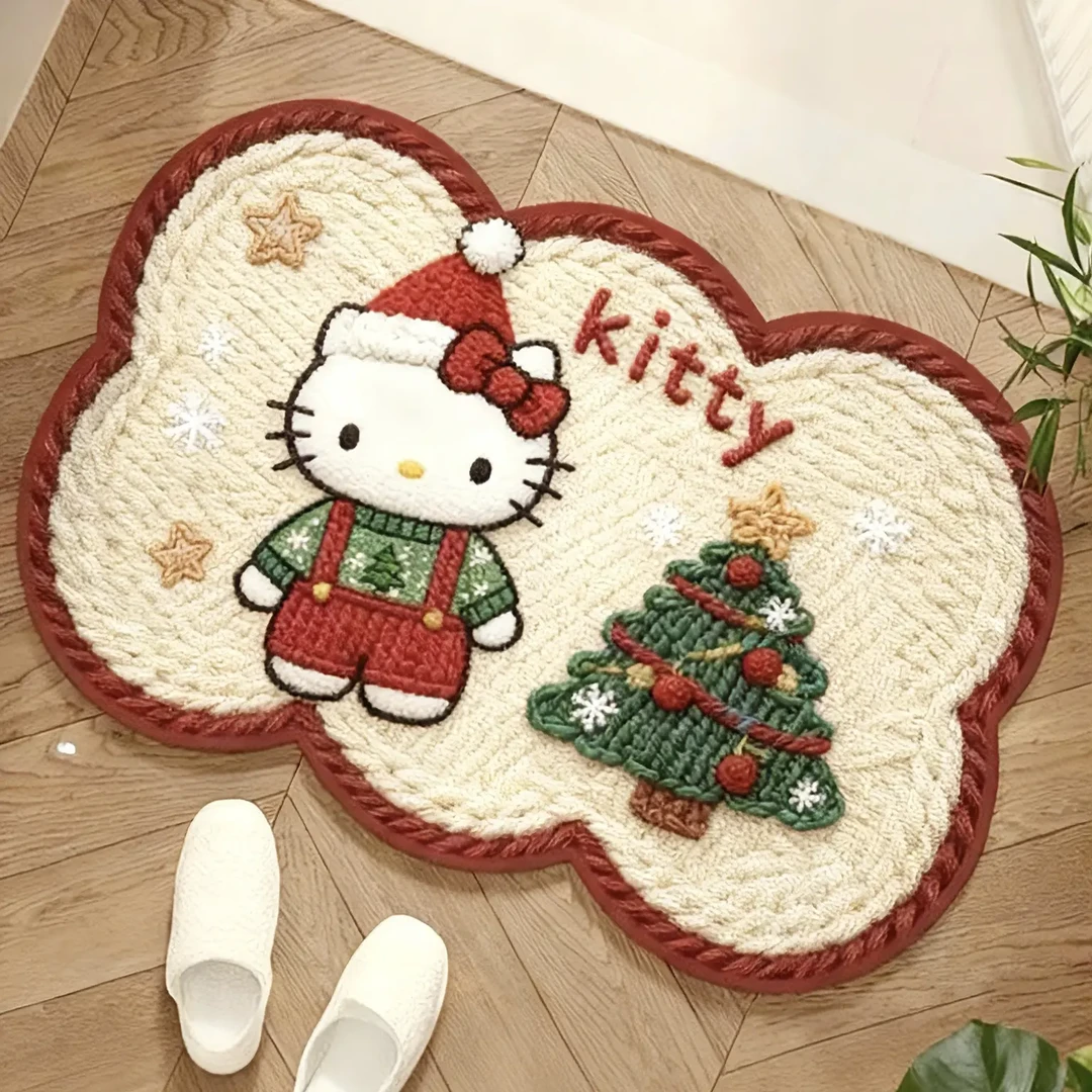 毛线亚麻编织浴室洗手间吸水防滑地垫卫生间厕所门口实用脚垫