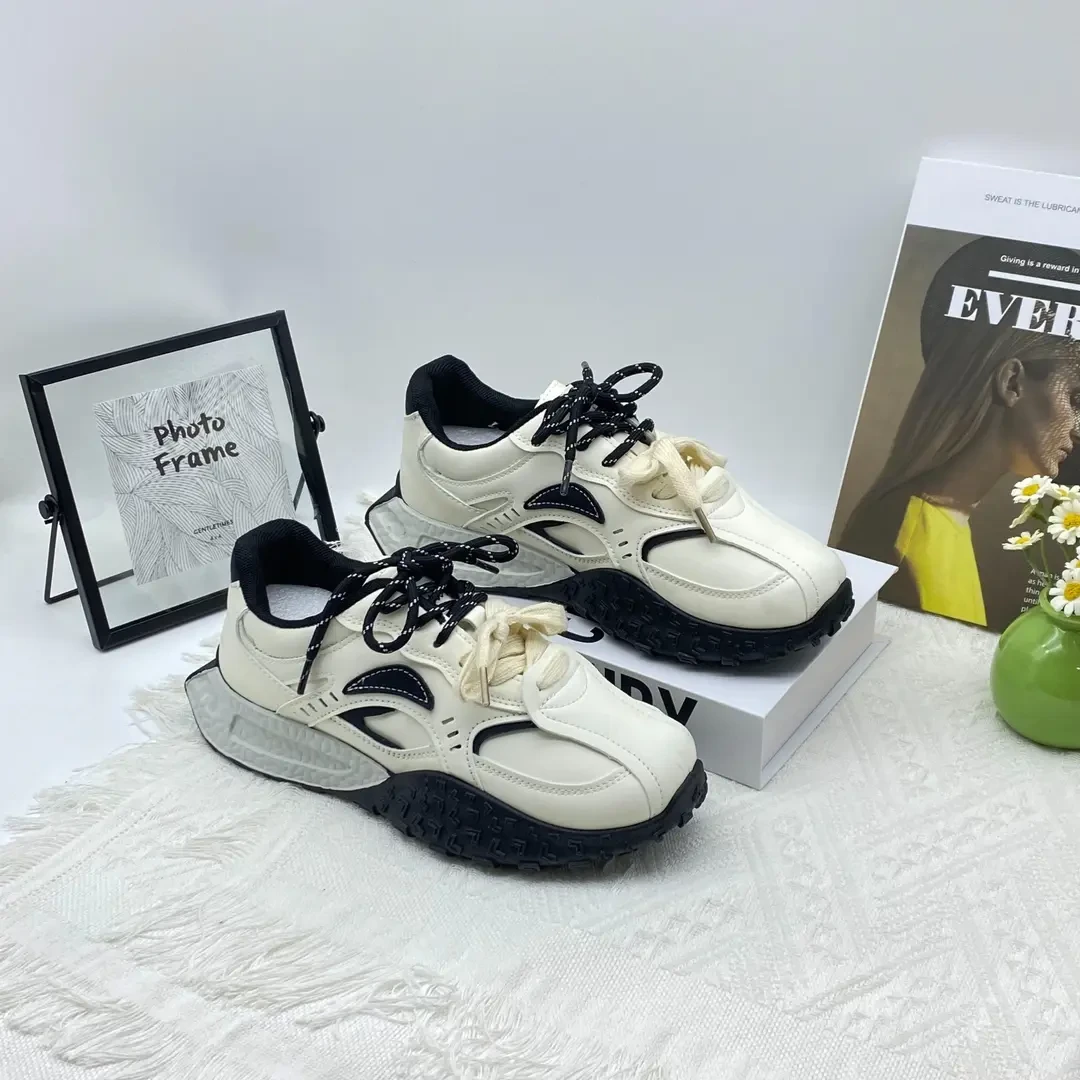 网红2025春季爆款德训阿甘鞋时尚百搭系带复古小众潮流ins休闲鞋