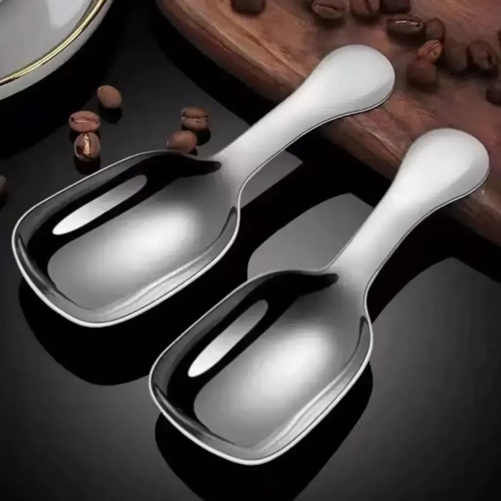 不锈钢加厚茶匙茶叶勺子分茶勺子短柄雪糕勺甜品家用小勺J1
