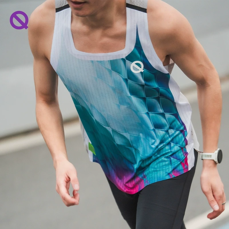 轻功蛇年限定竞技跑步背心QINKUNG马拉松赛道田径背心龙鳞飞甲