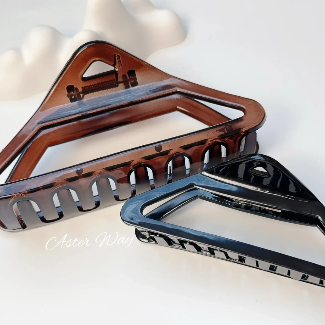 韩系ins醋酸秋冬美拉德配饰抓夹大号耀眼发饰气质网红百搭发卡