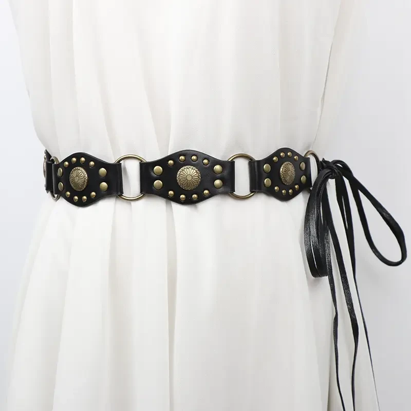 波西米亚腰带女配裙子流苏腰链配饰装饰连衣裙柳丁皮带宽新款xdf