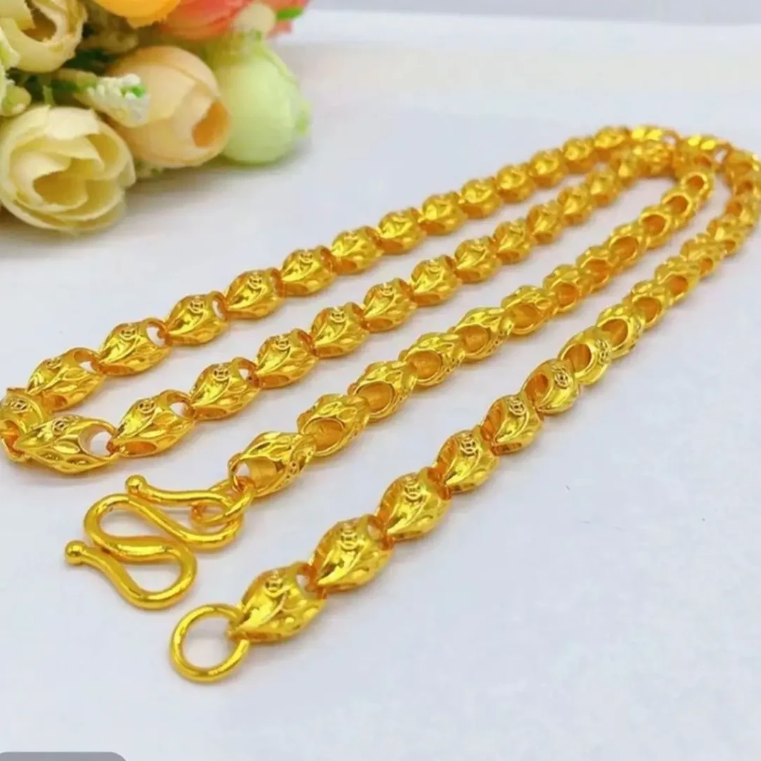 合金项链 网红新款麦穗项链时尚百搭经典轻奢潮流精致