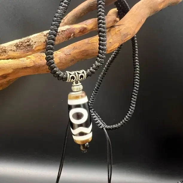 藏式玛瑙息增怀诛天珠吊坠颈饰 多样性发其一