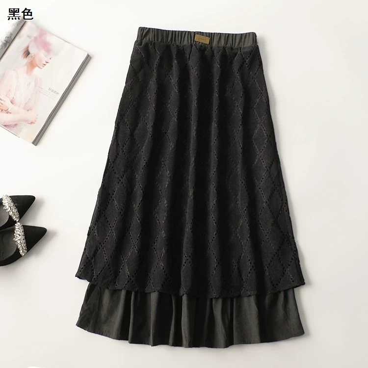 244871秋加长半身裙新奇特超值品质女装