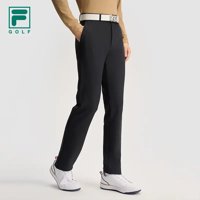 Fila/斐乐男子春夏【高尔夫商务长裤】休闲舒适直筒裤A11M515801F