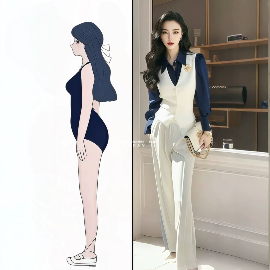 女生韩系ins衣服甜美可爱风格衣服开春穿搭一整套喜触假两件衬衫