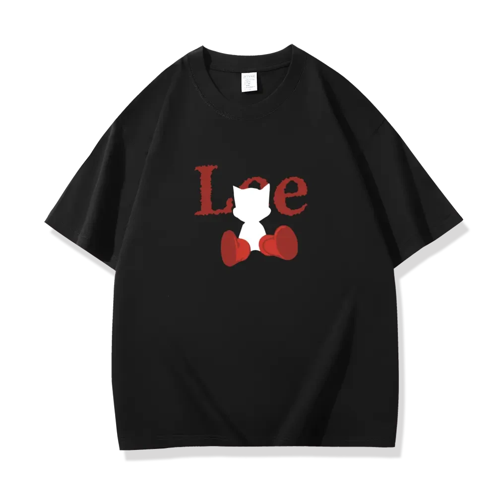 J6【一折粉丝福利】夏季男女同款百搭时尚潮牌短袖T恤 阿童MU