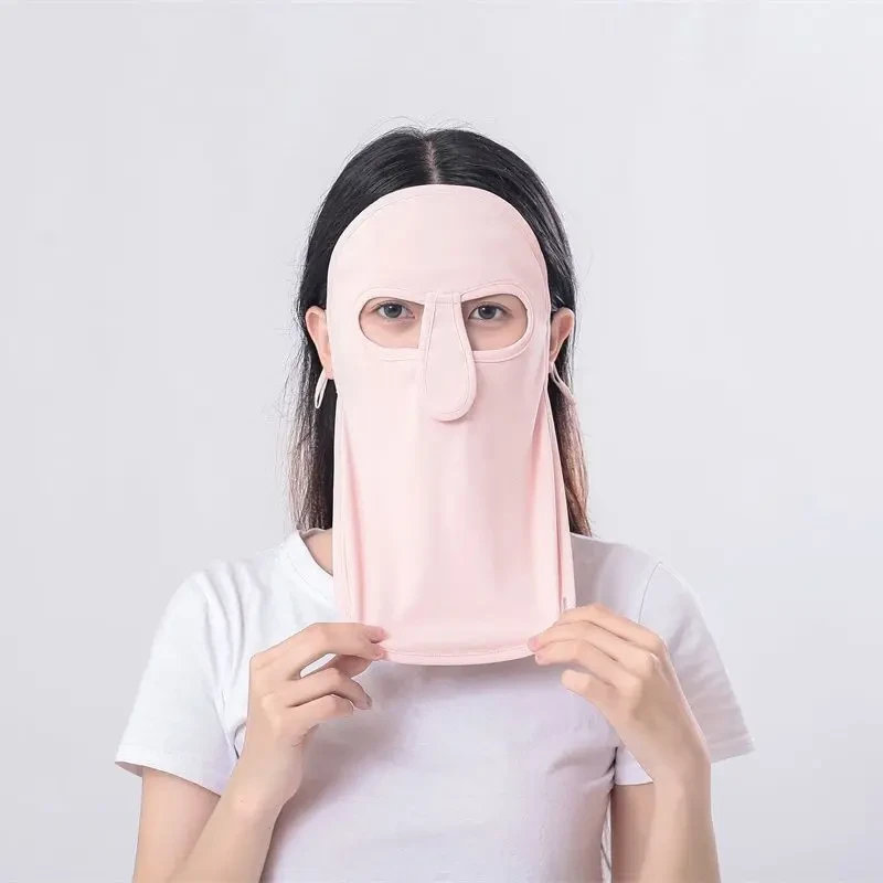 【咪咪】章鱼哥防晒遮阳面罩护颈防紫外线冰丝透气夏季全脸口罩钟