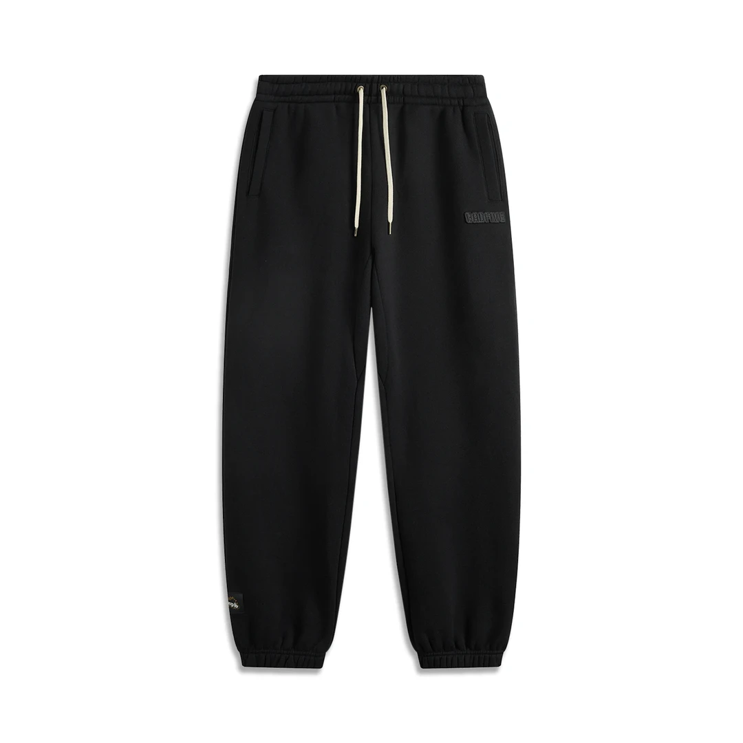 李宁卫裤 2025春季新款男子时尚潮流系列休闲针织运动长裤AKLV013