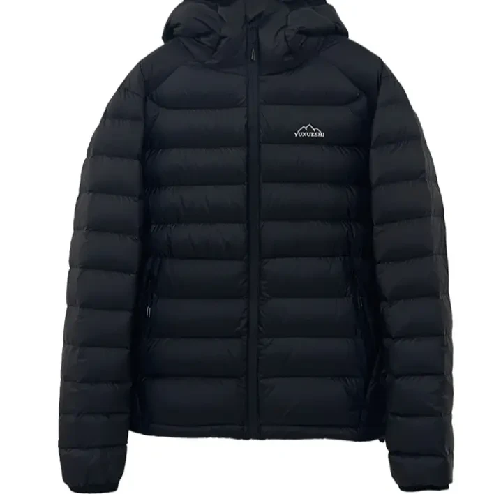 轻薄排骨女短款连帽白加厚休闲运动冬季外套情侣款女款秋冬