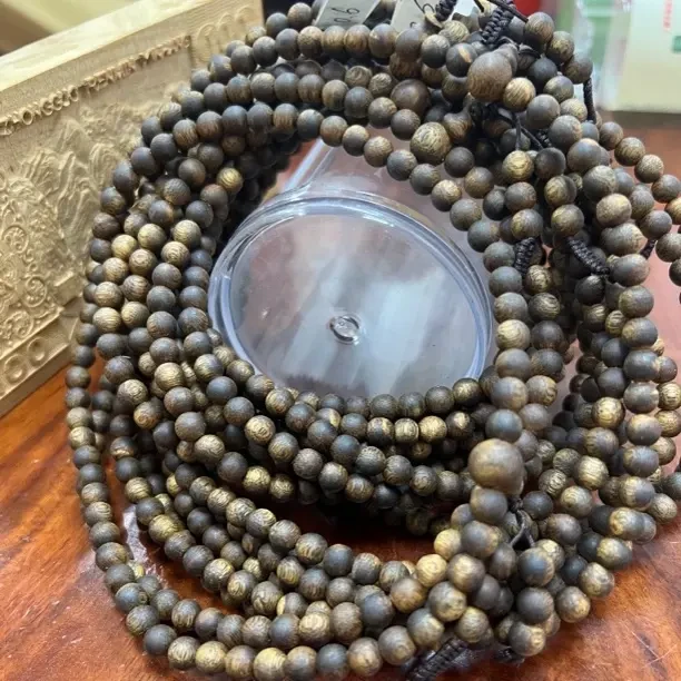 沉香沉香棋楠 0.6 多圈圆珠手串带花蜜药香味多样式发其一