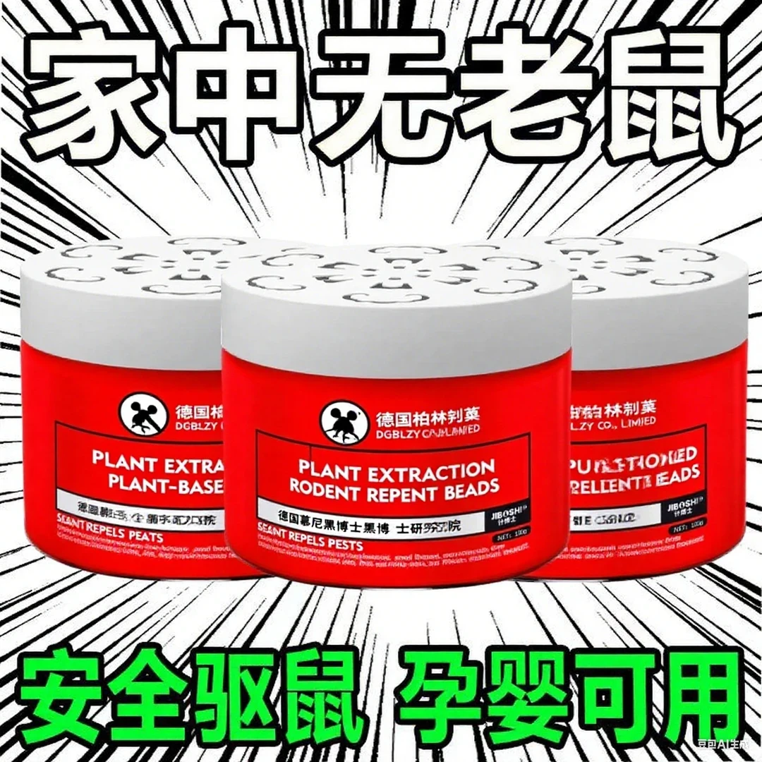 【驱鼠魔盒】驱鼠神器 家庭必备驱鼠凝珠魔盒