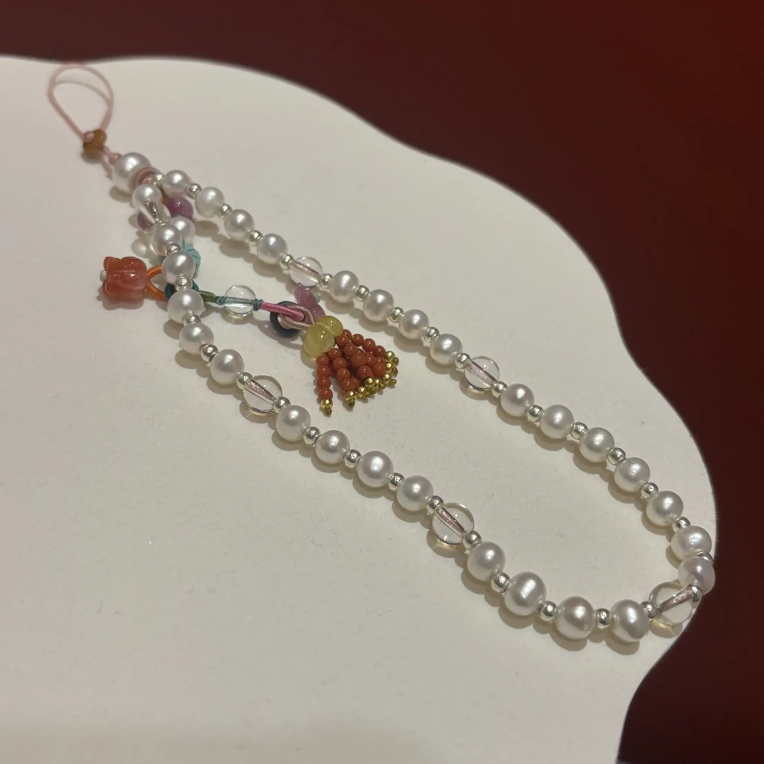 X-953赵露思许妍同款手机链小众INS风设计感出游度假风配饰