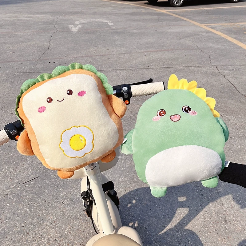 电动车儿童座椅防撞头公仔可爱卡通电瓶车防磕头婴儿神器软垫玩偶