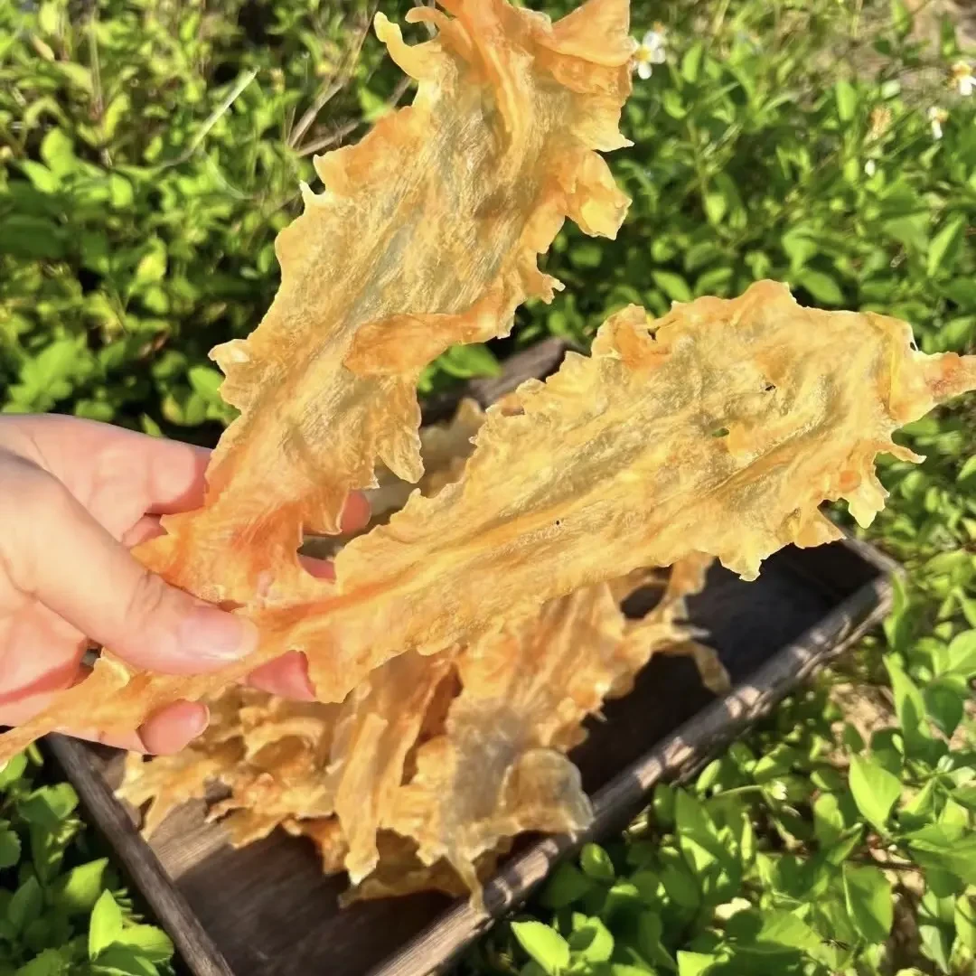 小妹精选深海【鳕鱼胶深海鱼胶干花胶】花胶干货滋补营养煲汤食材