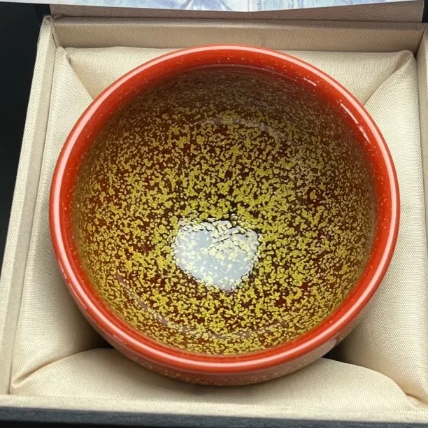 【黄金桂金枝玉叶将军】带礼盒建盏主人杯