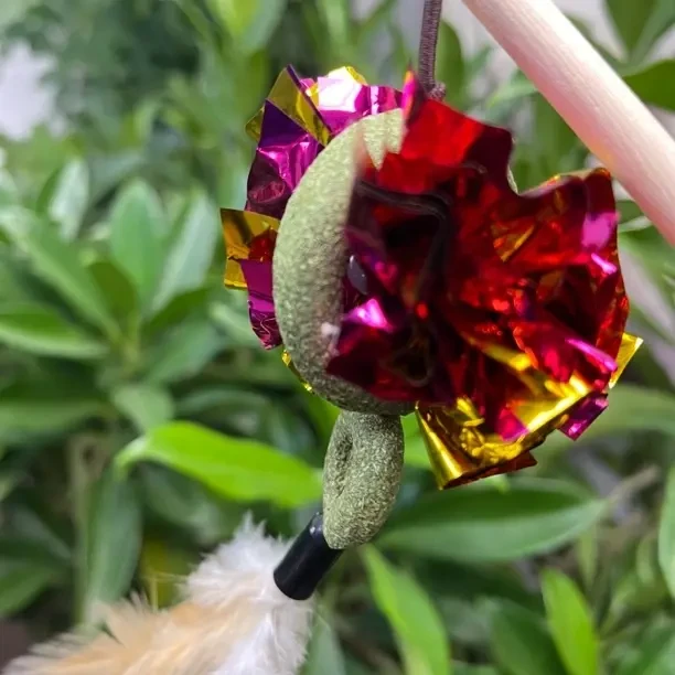 羽毛铃铛创意猫咪自嗨可替换头耐咬解闷逗猫棒