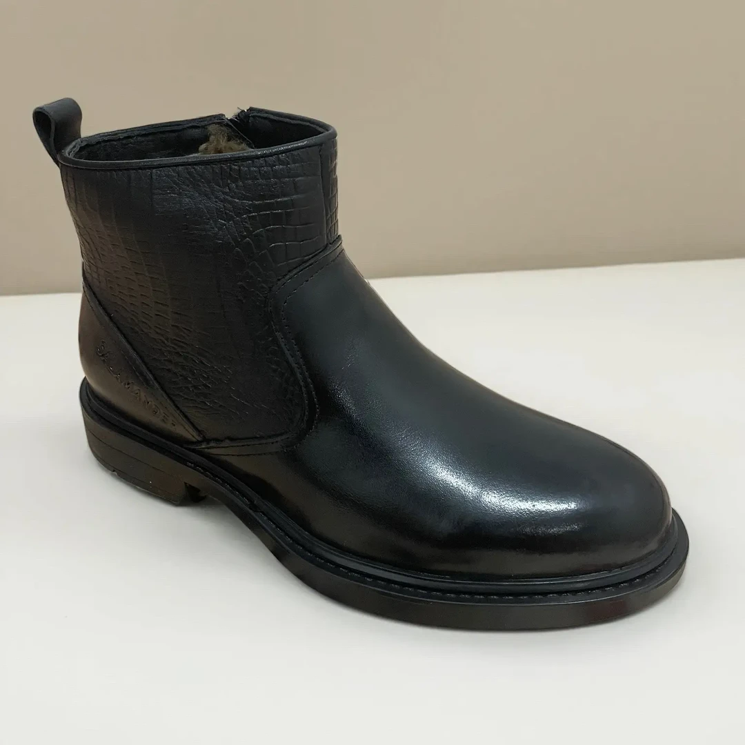 男士冬款保暖马丁鞋پاكار قونجىلىق سالاماندىر ئاياغ