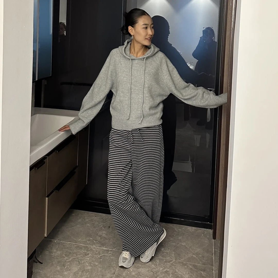 S Dress松紧休闲裤