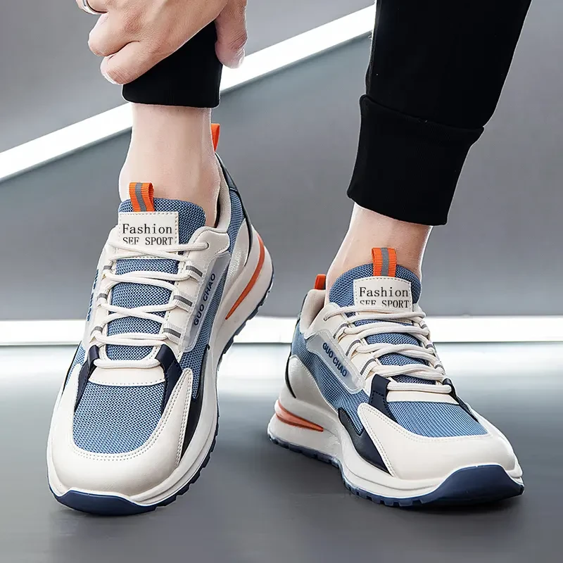 啊迪断码秋季透气运动鞋时尚休闲鞋男士潮流轻便潮鞋百搭网面男鞋