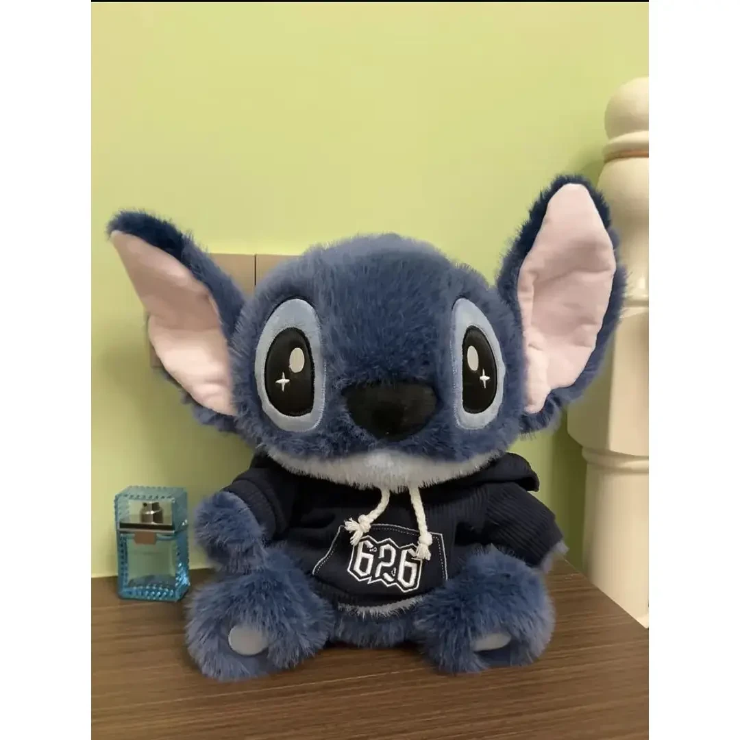 可爱史迪奇新款背带裤坐姿公仔毛绒玩具公仔生日礼物