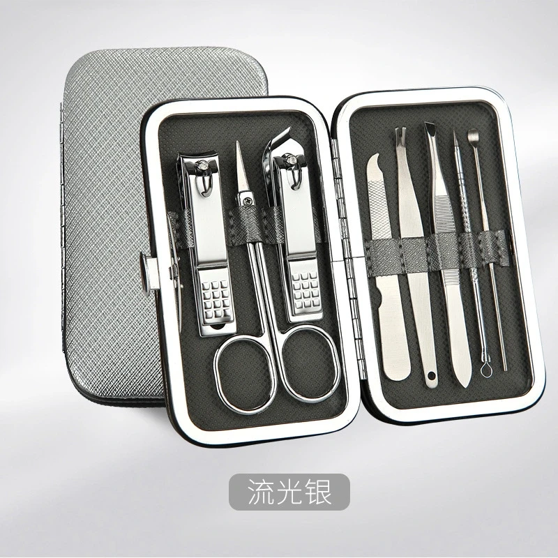 修剪指甲刀套装家用不锈钢耳勺剪刀指甲钳修脚工具舒适耐用防锈两