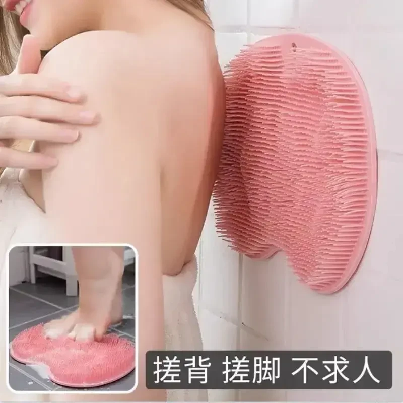 【松弛感】懒人搓澡神器洗澡刷贴墙搓后背洗澡巾硅胶沐浴按摩