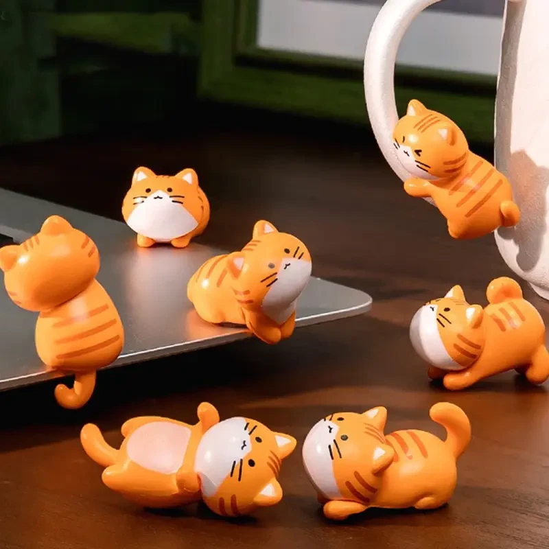 糯玉米车载装饰摆件可爱小猫车内装饰品汽车中控台屏幕创意男女生