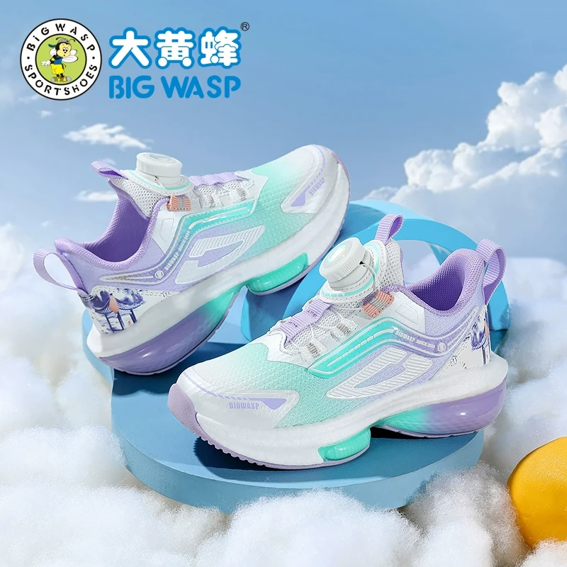 大黄蜂女童夏季鞋子新款儿童运动鞋透气中大童女孩休闲跑步儿童鞋