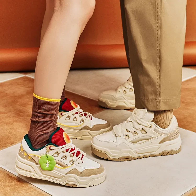 安踏微糖2丨汉堡鞋面包鞋休闲鞋男女鞋同款秋新款百搭情侣运动鞋