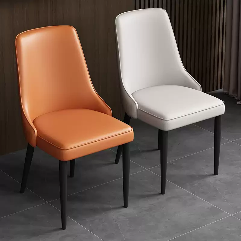 意式极简餐椅北欧椅子现代简约家用靠背椅轻奢高级餐桌椅客厅椅子