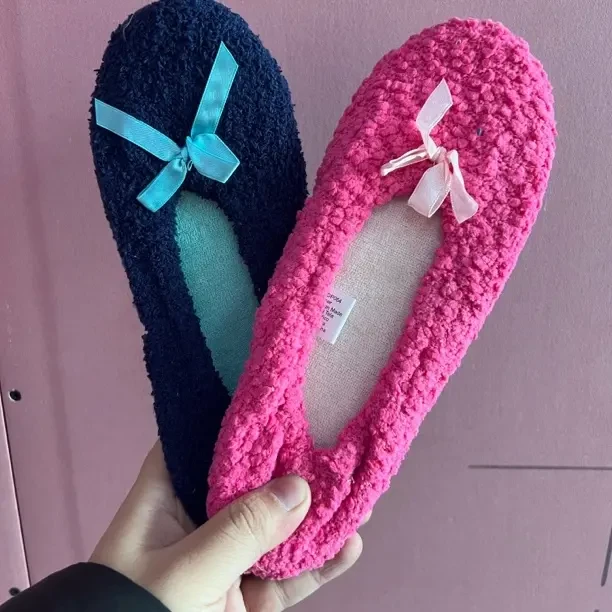 蝴蝶结粉蓝双色2双