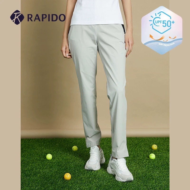 RAPIDO雳霹道夏季女子GOLF高尔夫UPF50+防晒长裤休闲裤CP3421Z02