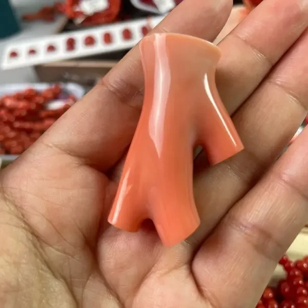 DIY珊瑚大号多样时尚红色鸿运当头枝头创意饰品