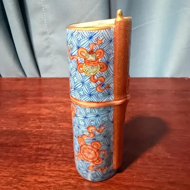 新款珐琅彩快客杯同心杯陶瓷一壶二杯盖碗套装便携旅行