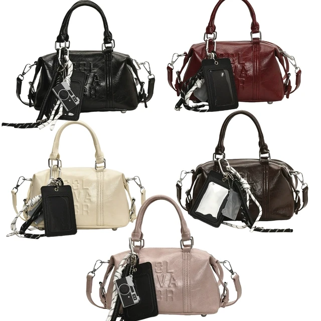 【银角大王】2025新款复古保龄球！手提斜挎包小众百搭（配挂件）