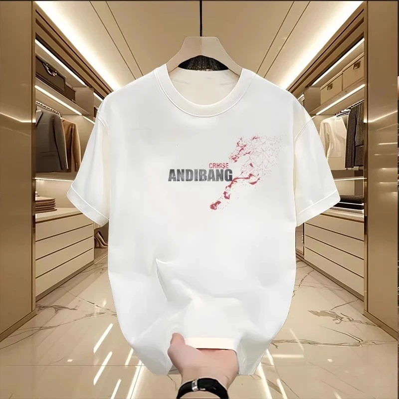 仓石一树重磅休闲短袖T恤青年男士夏季ins潮牌街头宽松圆领上衣潮