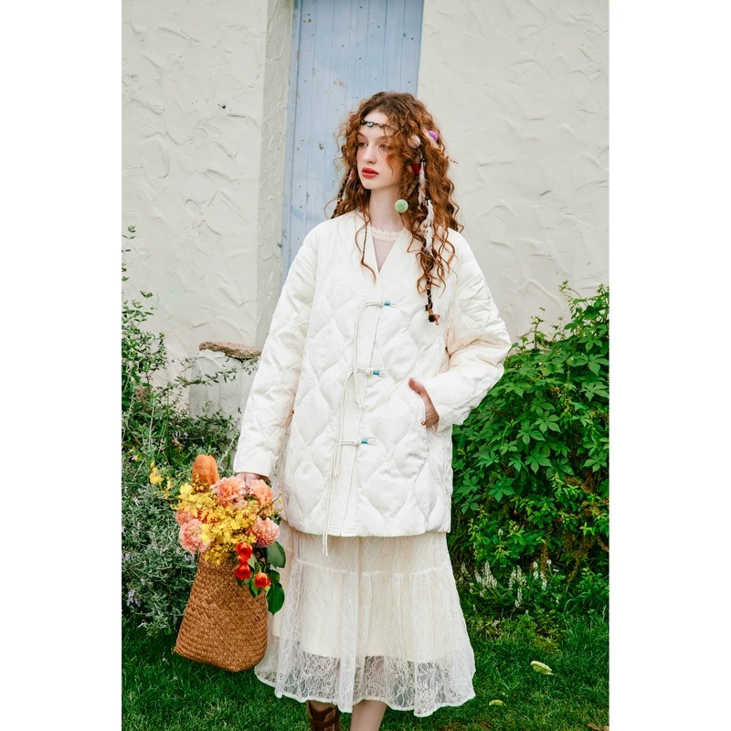 【千颂妮专享】菀壹2024冬季新款鹅绒服548811351