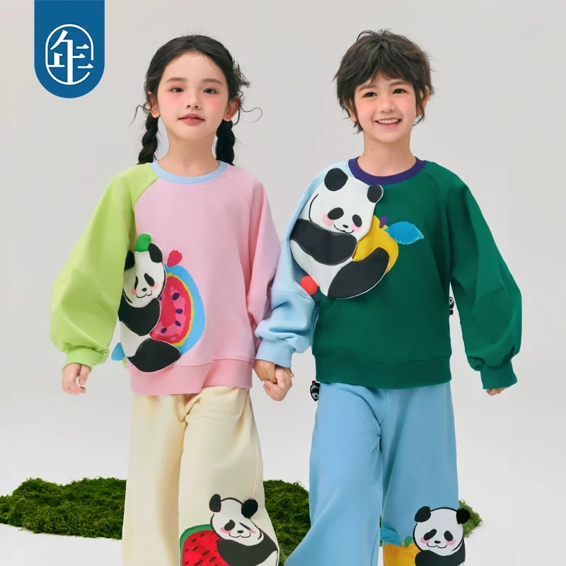 年衣童装男女童卫衣长袖年春新款儿童套头衫卡通造型上衣宽松衣服