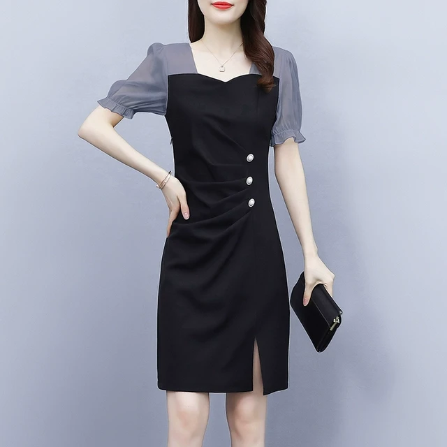 后妈裙后妈裙爆款连衣裙子女士装夏季2025年新款小个子气质高端a