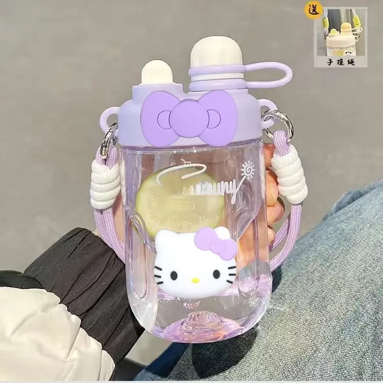 夏季水杯女生高颜值网红爆款2025款杯子ins简约学可爱儿童吸管杯