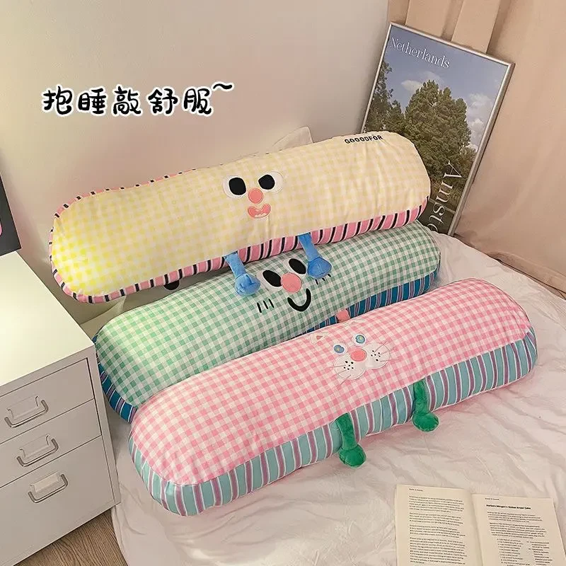卡通长条抱枕女生睡觉专用靠枕长方形夹腿神器卧室宿舍侧睡透气
