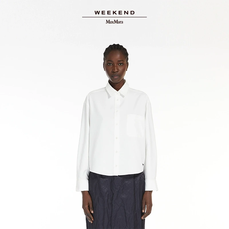 Weekend MaxMara 秋冬款女装棉质绣花衬衫5116114106
