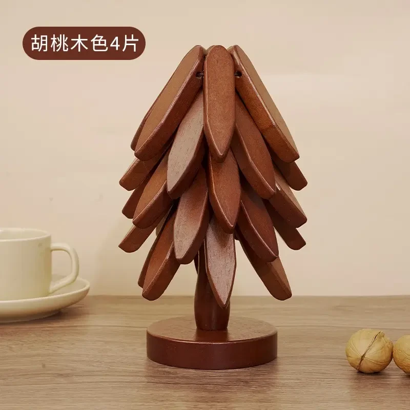 【实木】隔热垫餐垫防烫垫高级感一棵树家用耐高温锅垫杯垫桌垫砂锅