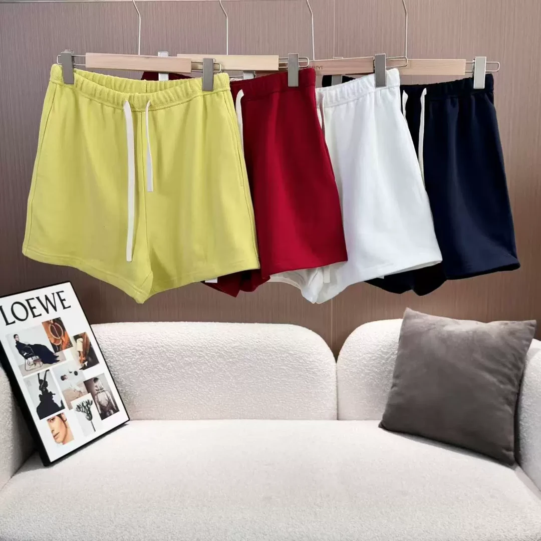 【夏日限定】100%棉~2025夏季新款爆款纯色百搭显瘦松紧腰短裤5339